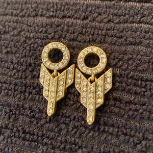 J.Crew Art Deco Inspired Arrow Dangle Earrings